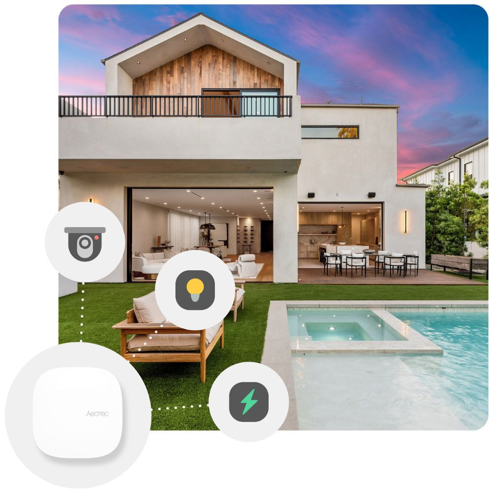 Aeotec Smart Home Hub 2, a SmartThings hub with Zigbee, Thread, Ethernet, Wi-Fi and Bluetooth