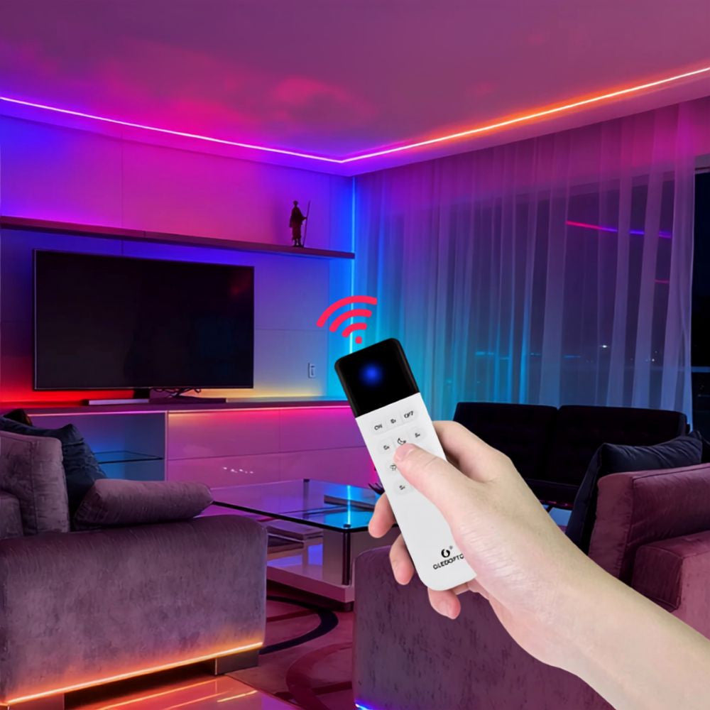 Gledopto WLED 12Key Remote Control – Remote control for WLED lamps and controllers, Wi-Fi, white (GL-RC-002WL)