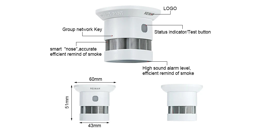 Zigbee 3.0 Smoke detector