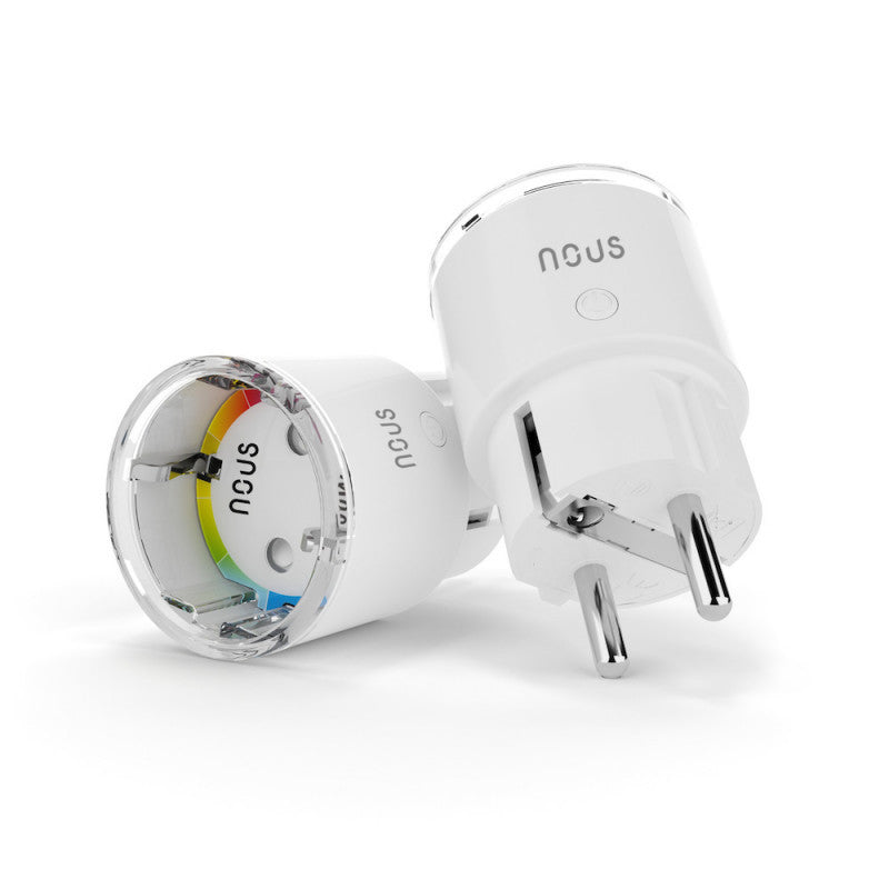 Nous A1T WiFi smart plug with power meter, factory installed Tasmota firmware and MQTT support (16A/3680W)