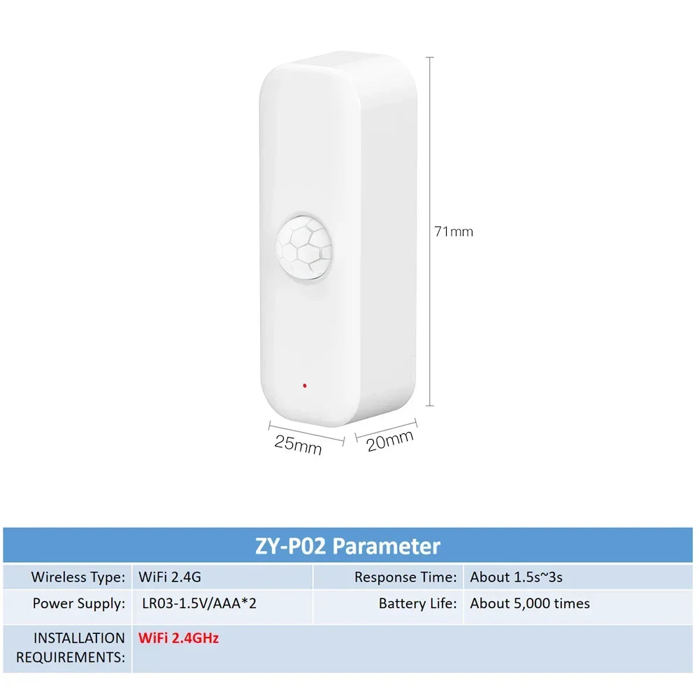 Tuya WiFI Motion Sensor PIR