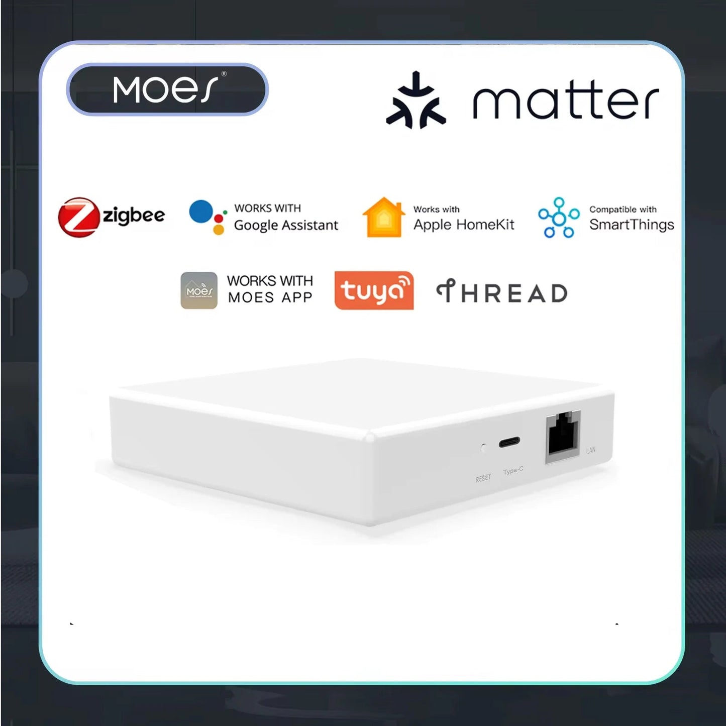 MOES Tuya Zigbee Gateway
