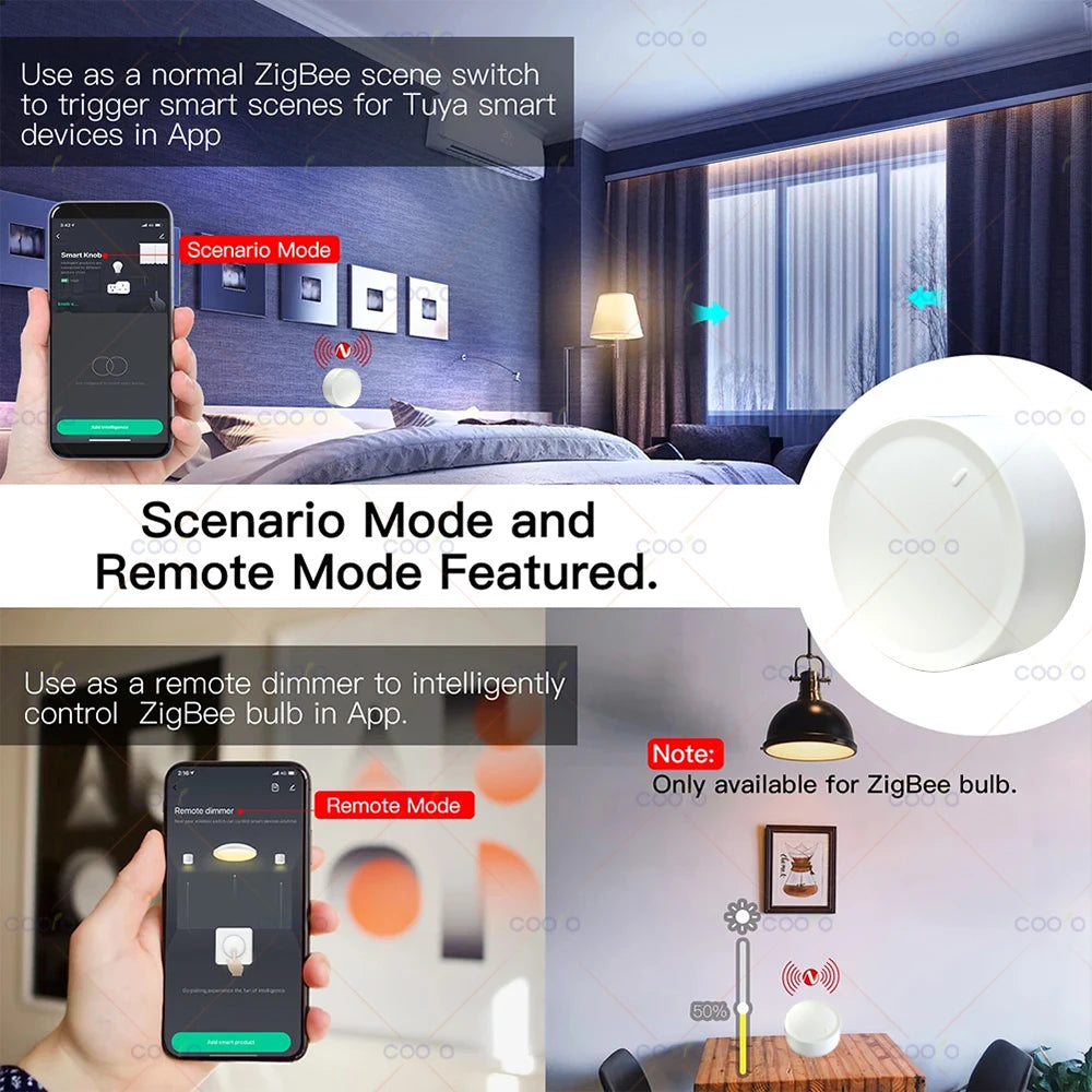 Tuya ZigBee Smart Knob Switch