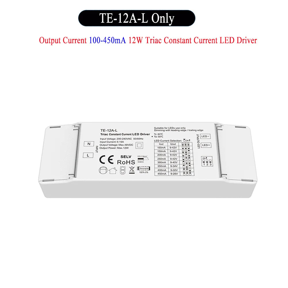 Triac-Konstantstrom-LED-Treiber 100–700 mA 12 W