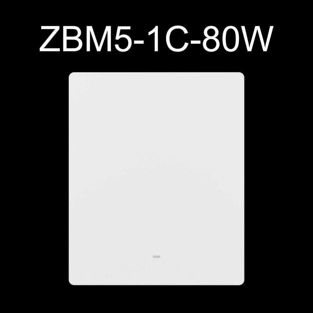 SONOFF SwitchMan M5 Zigbee smart wall switch, 1-gang, modular version, white (ZBM5-1C-80W)