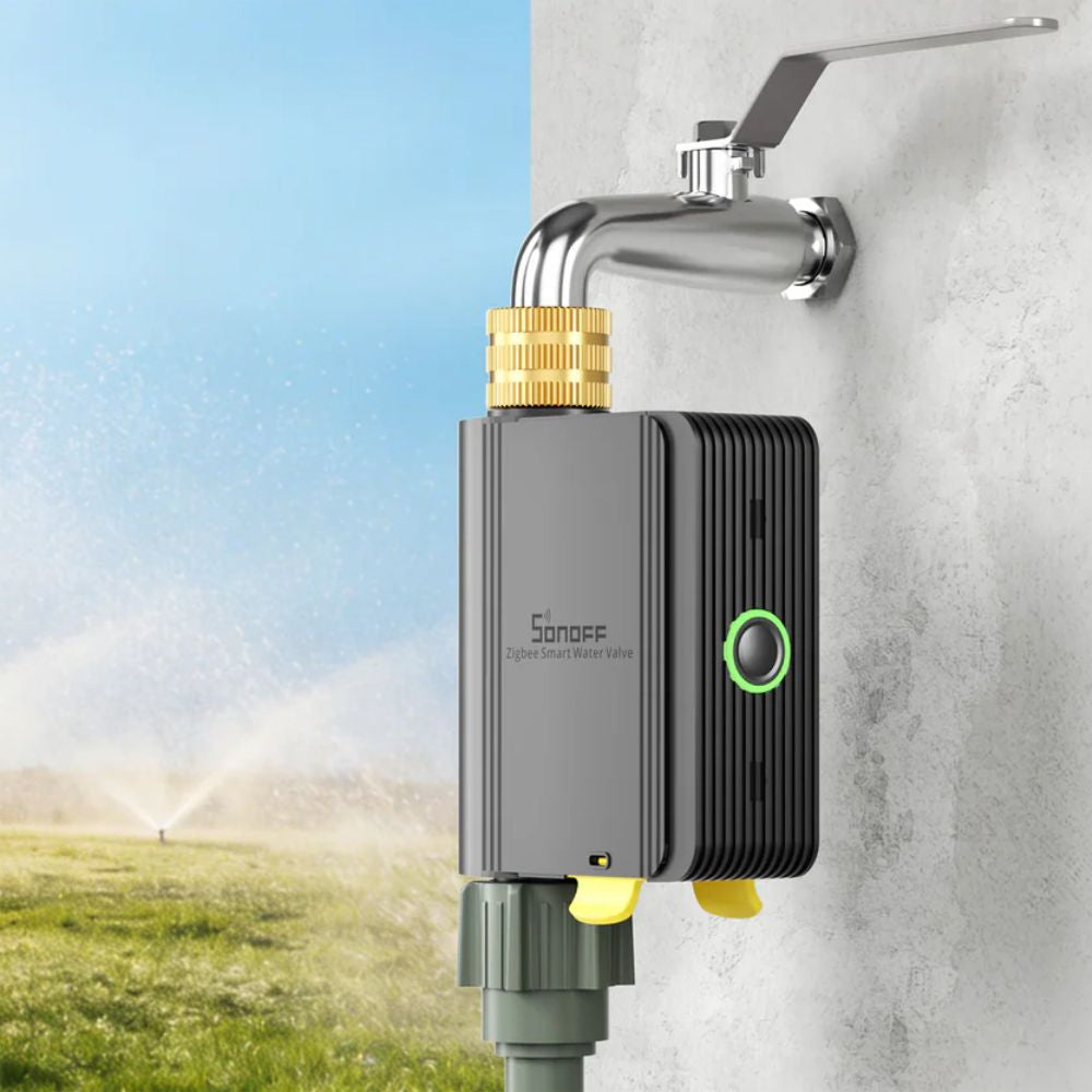 Sonoff Hydro ONE Lite – Smart water valve, without flow meter, Zigbee, black (SWV-ZNE)