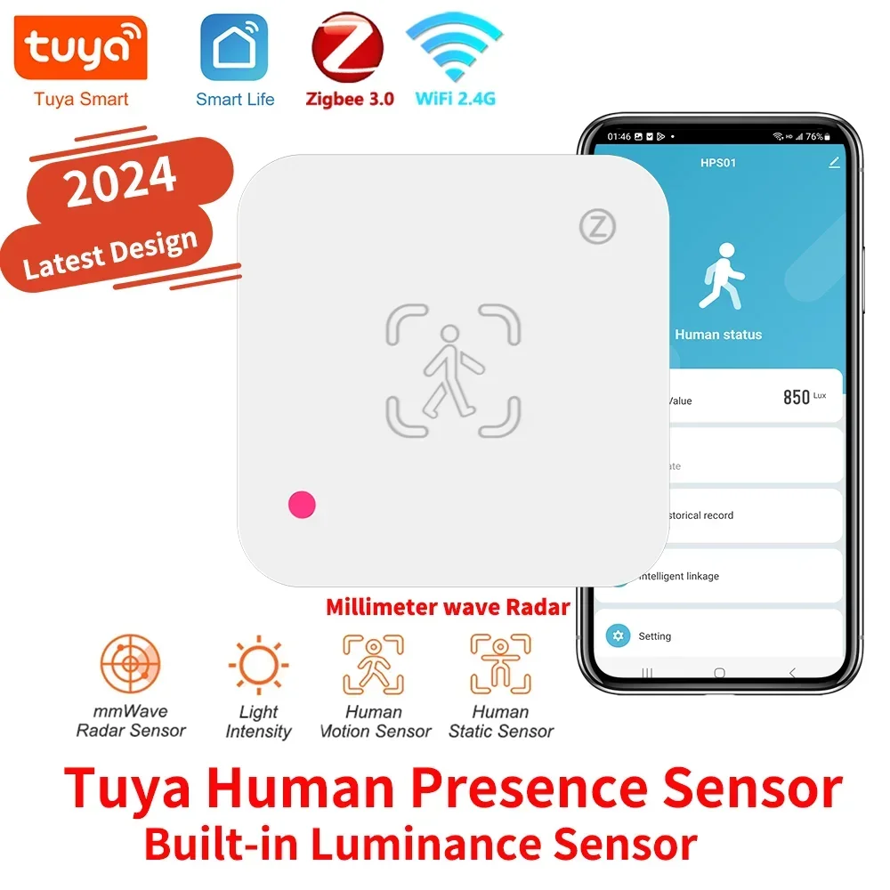 Tuya Zigbee WiFi Motion Sensor