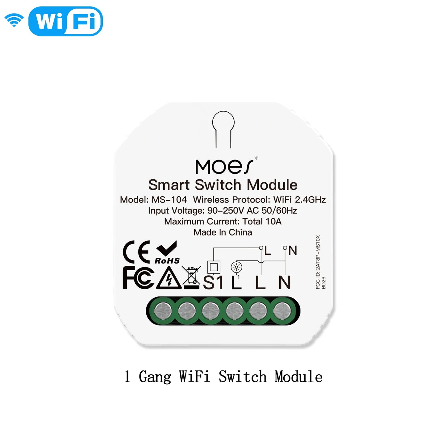 MOES WiFi Smart Light Dimmer Modul