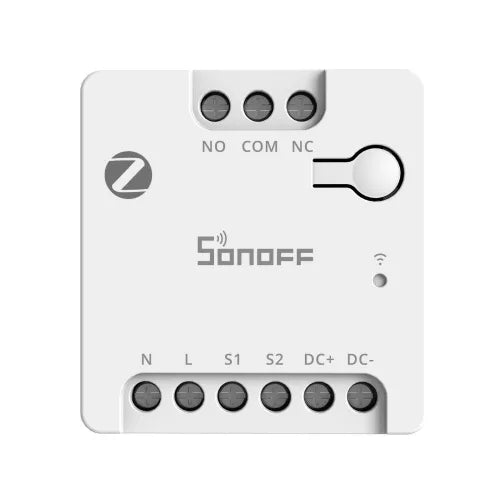 Sonoff MINI-ZBD smart relay module rear view