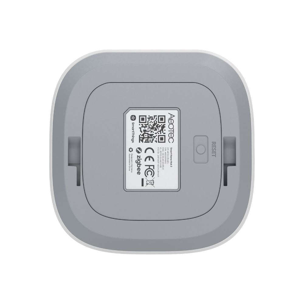 Aeotec Smart Home Hub 2, a SmartThings hub with Zigbee, Thread, Ethernet, Wi-Fi and Bluetooth