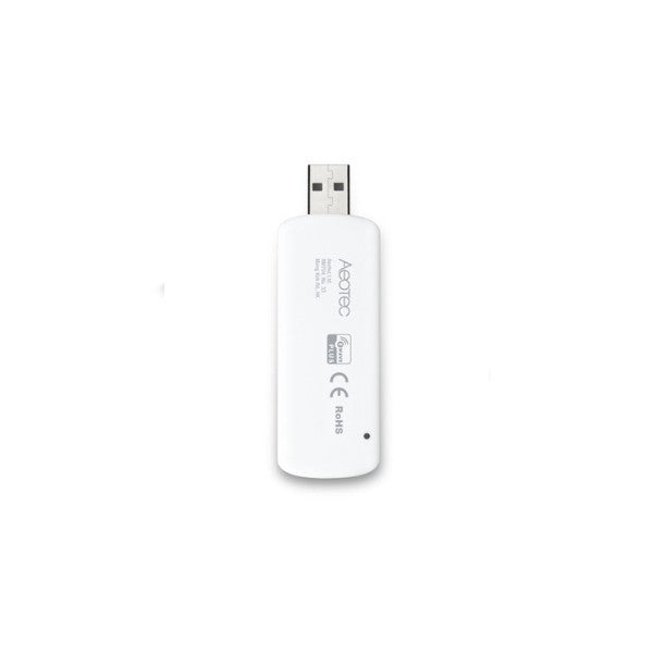 Aeotec Z-Stick, an USB Z-Wave controller with battery, Gen5+ (ZW090)