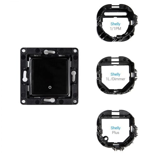 Shelly Wall Switch 1 button - Black