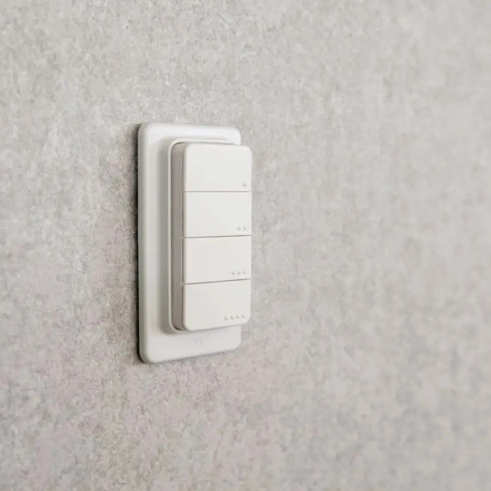 Shelly BLU RC Button 4 ZB – Four-button remote control, Bluetooth, zigbee, white