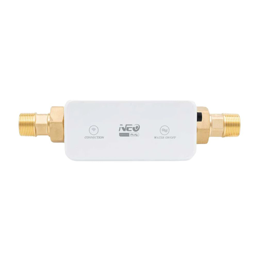 Shelly Neo Smart Water Valve NAS-WV02W  – smart water valve with flow, pressure and temperature measurement, DN25, Wi-Fi, Bluetooth