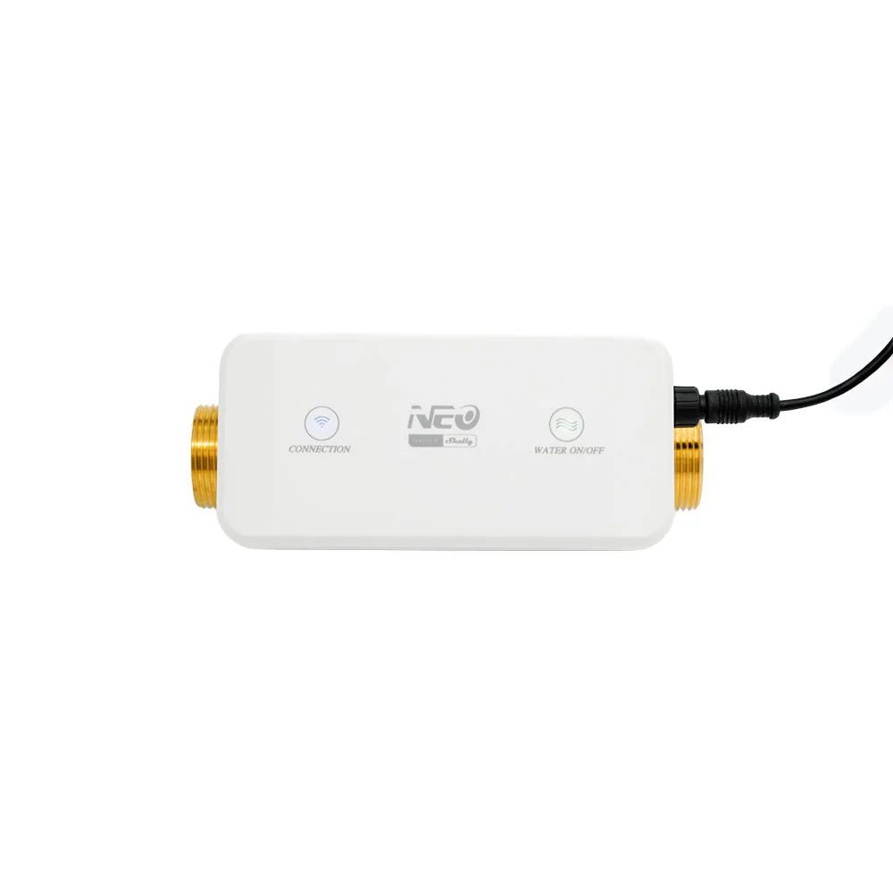 Shelly Neo Smart Water Valve NAS-WV02W  – smart water valve with flow, pressure and temperature measurement, DN25, Wi-Fi, Bluetooth