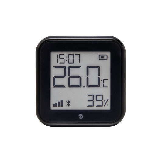 Shelly PLUS GEN3 H&T Wi-Fi + Bluetooth humidity and temperature sensor with e-paper display (black)
