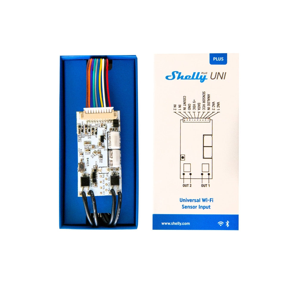 Shelly PLUS Uni - universal WiFi smart module