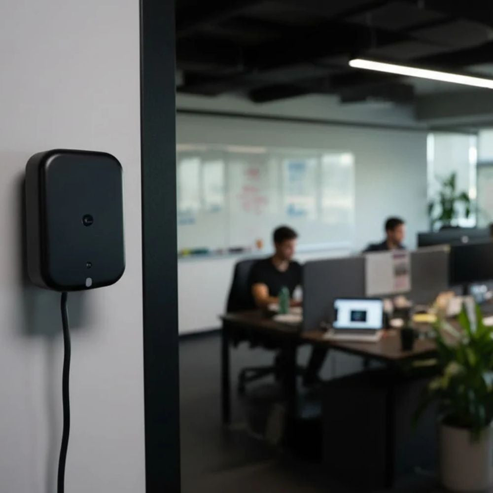 Shelly Presence Gen4 – mmWave presence and light sensor, Zigbee, Wi-Fi, Bluetooth, Matter, black