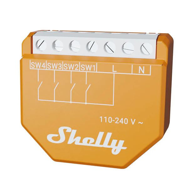Shelly WAVE i4 wireless switch input / scene controller - EU Long range version