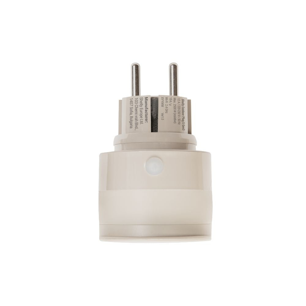 Shelly Outdoor Plug S Gen3, Wi-Fi + Bluetooth Plug