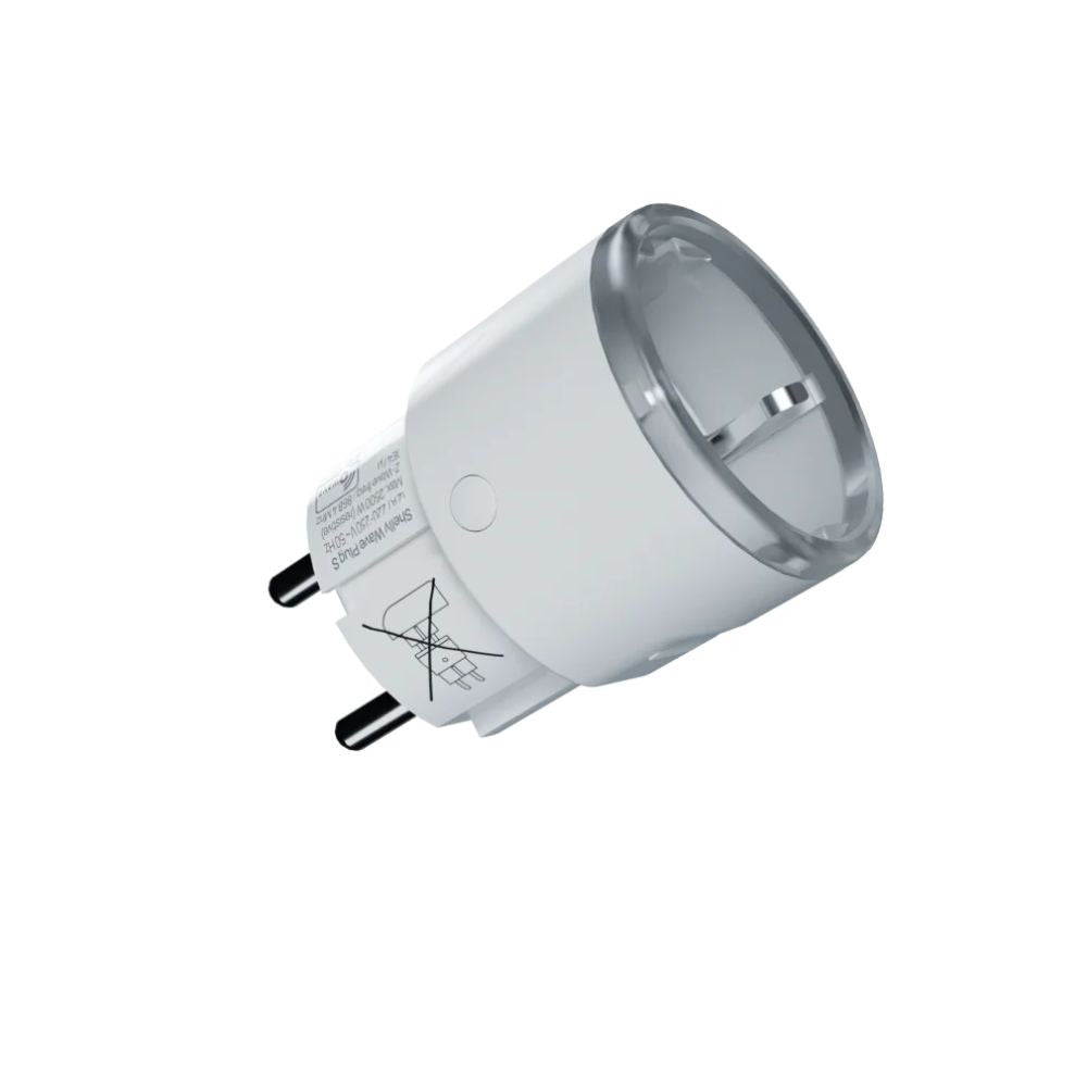 Shelly Wave Plug S – smart plug with power meter, Z-Wave, white