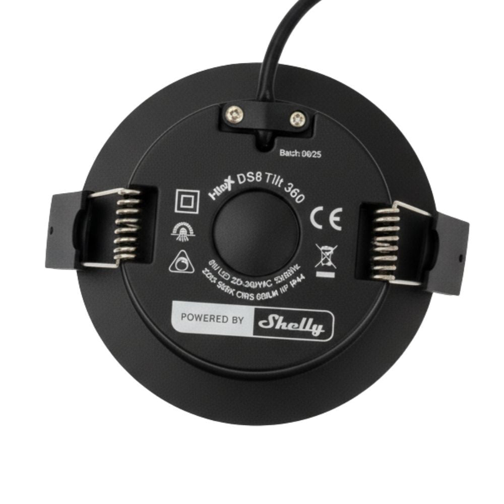 Shelly LightSolutions Hilux DS8 White – Smart spot light, dimmable, color temperature 2200K – 6000K, Wi-Fi, Bluetooth
