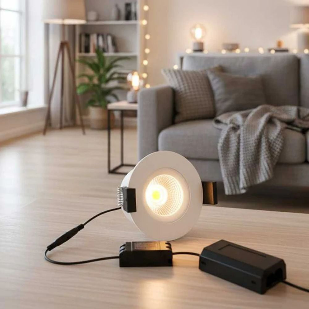Shelly LightSolutions Hilux DS8 White – Smart spot light, dimmable, color temperature 2200K – 6000K, Wi-Fi, Bluetooth