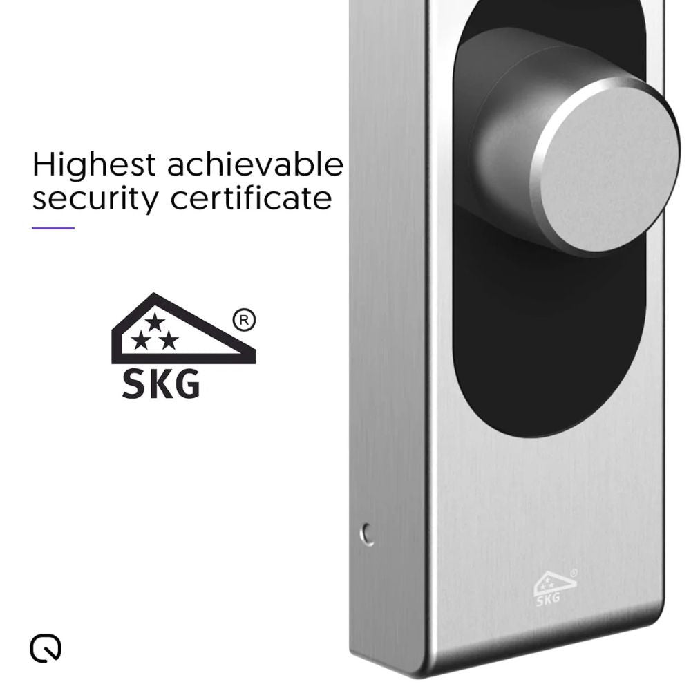 Shelly LOQED Smart Wi-Fi + Bluetooth Touch Lock, Silver Edition