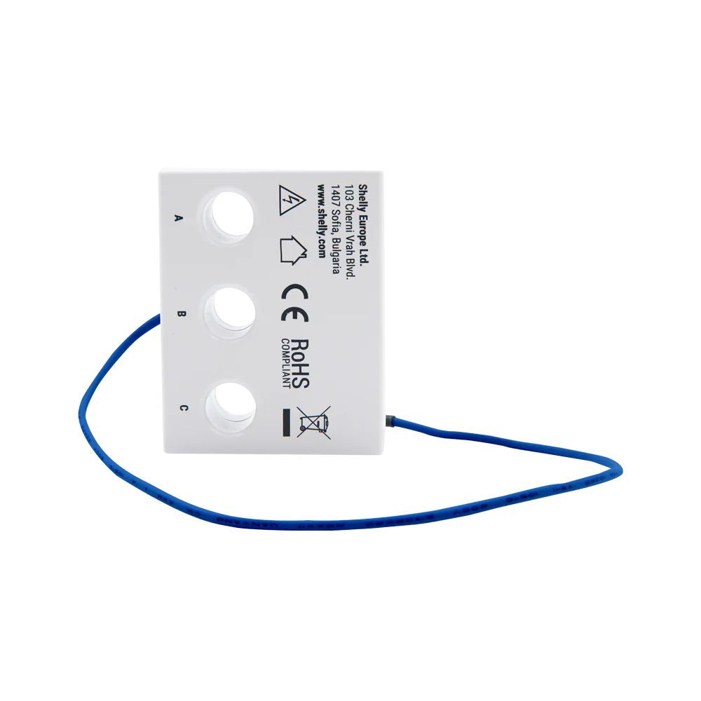Shelly 3EM-63T Gen3 smart Wi-Fi 3-phase power meter add-on for MCB