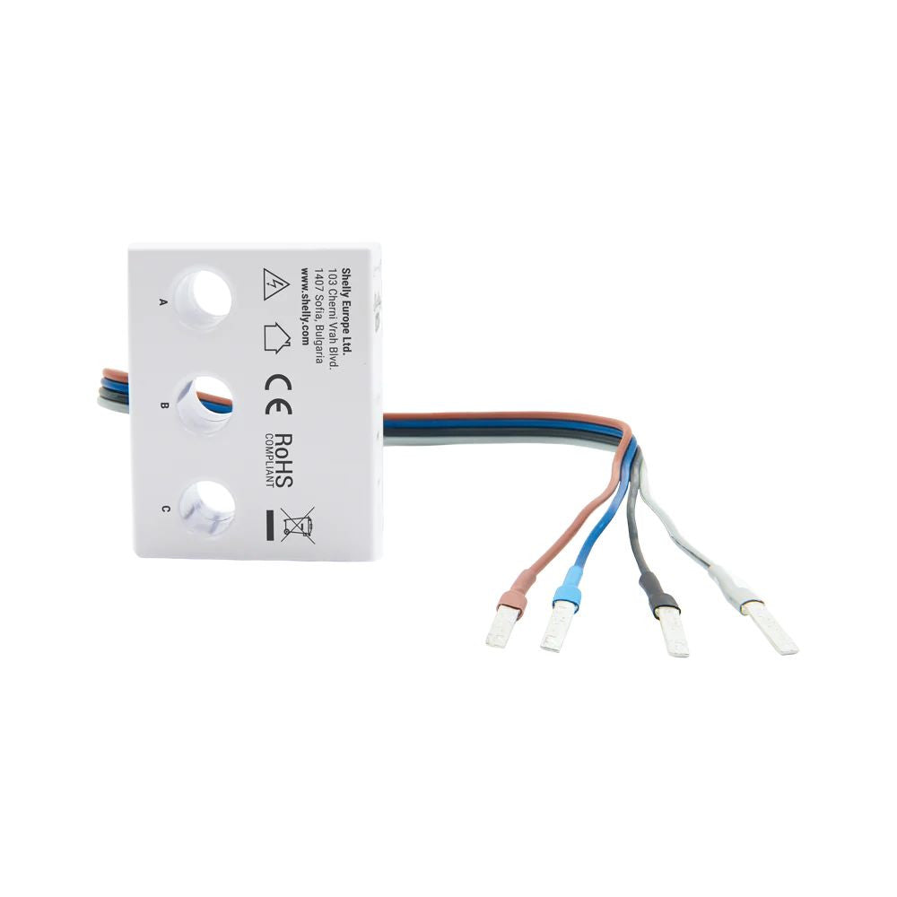 Shelly 3EM-63W Gen3 smart Wi-Fi 3-phase power meter add-on for MCB