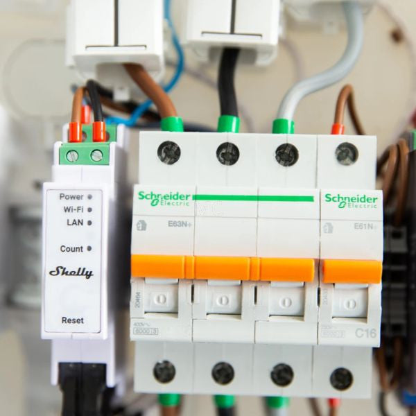 Shelly PRO 3EM-400A next generation professional 3-phase energy meter (3 x 400A)