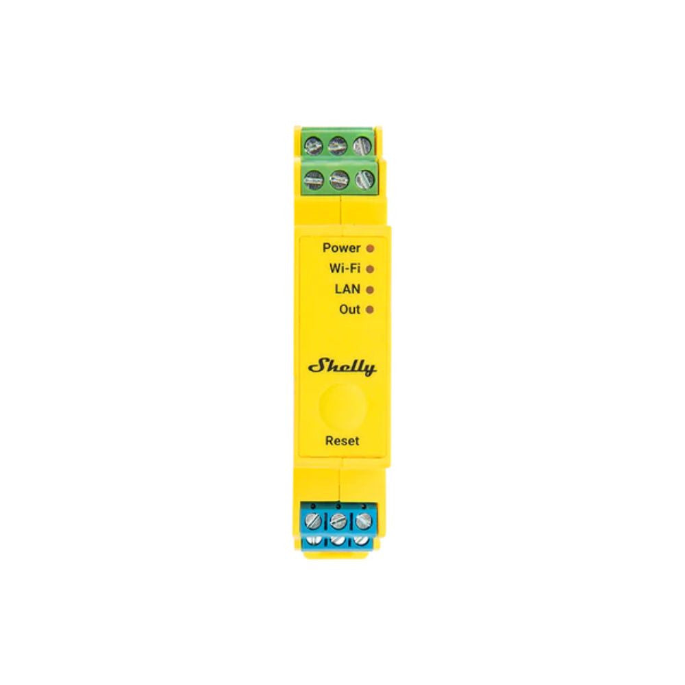 Shelly Pro RGBWW PM smart Wi-Fi + Ethernet RGBWW LED controller, DIN-rail compatible