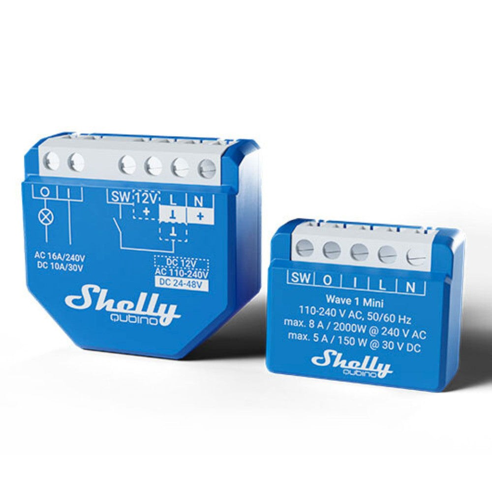 Shelly Qubino Wave 1 MINI smart relay with 1-gang, with Z-Wave protocol