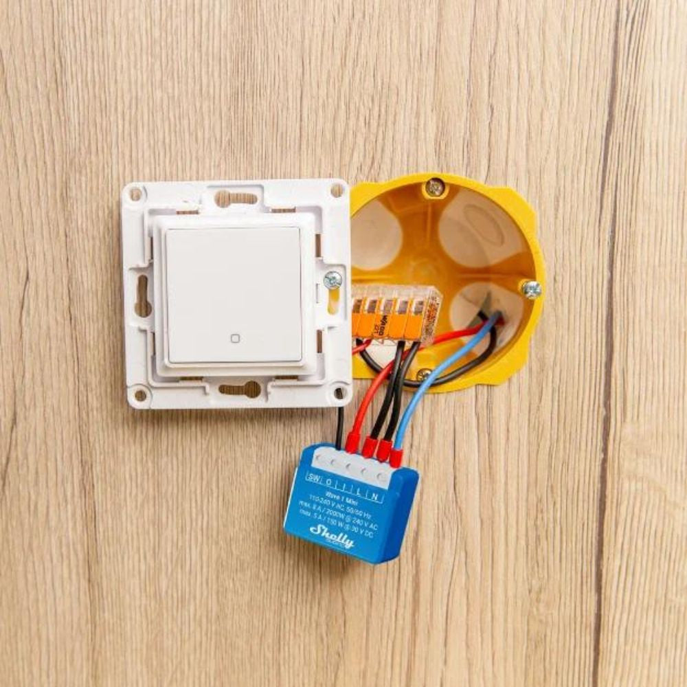 Shelly Qubino Wave 1 MINI smart relay with 1-gang, with Z-Wave protocol