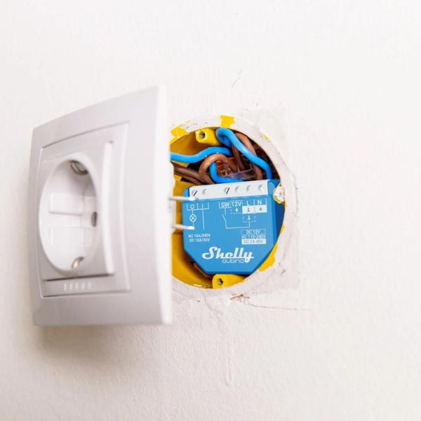 Shelly Qubino Wave 1 smart relay with 1-gang, with Z-Wave protocol