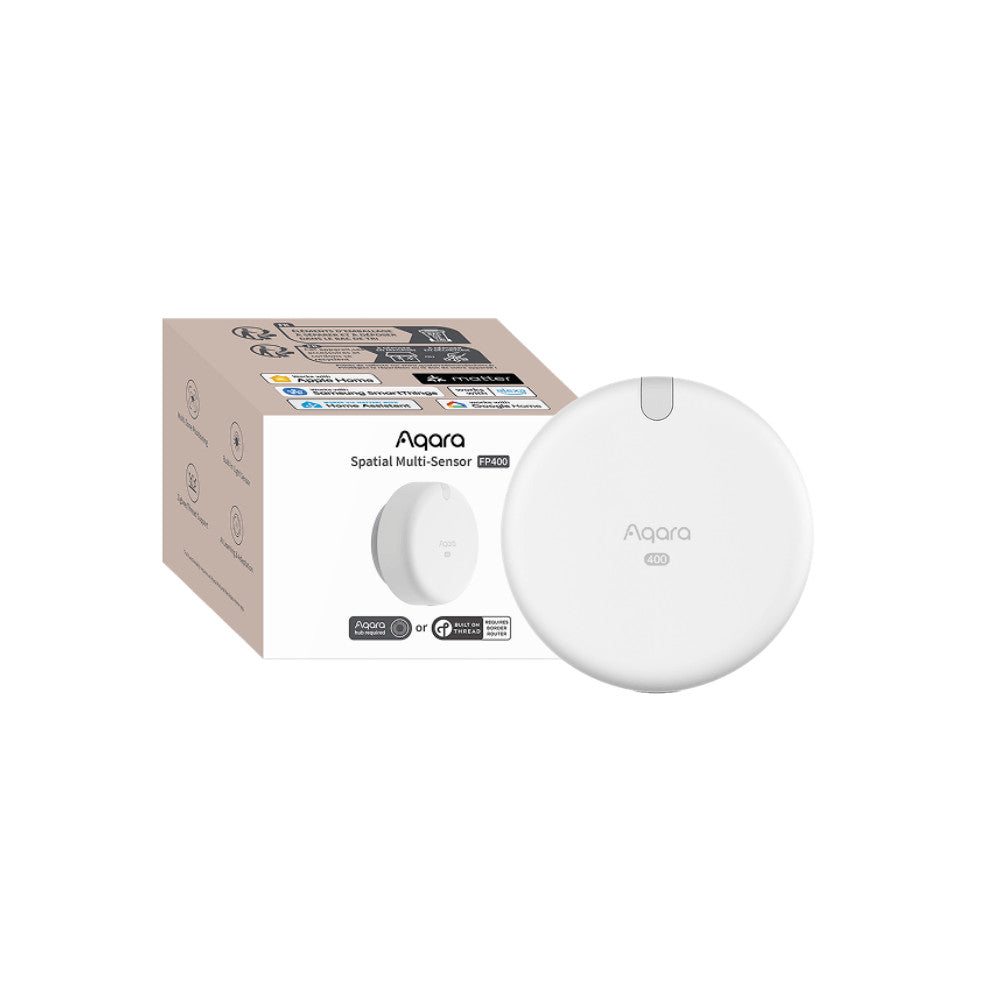 Aqara Spatial Multi-Sensor FP400 – Presence, temperature, humidity and light sensor, Zigbee, Thread, Matter, white (PS-S05D)