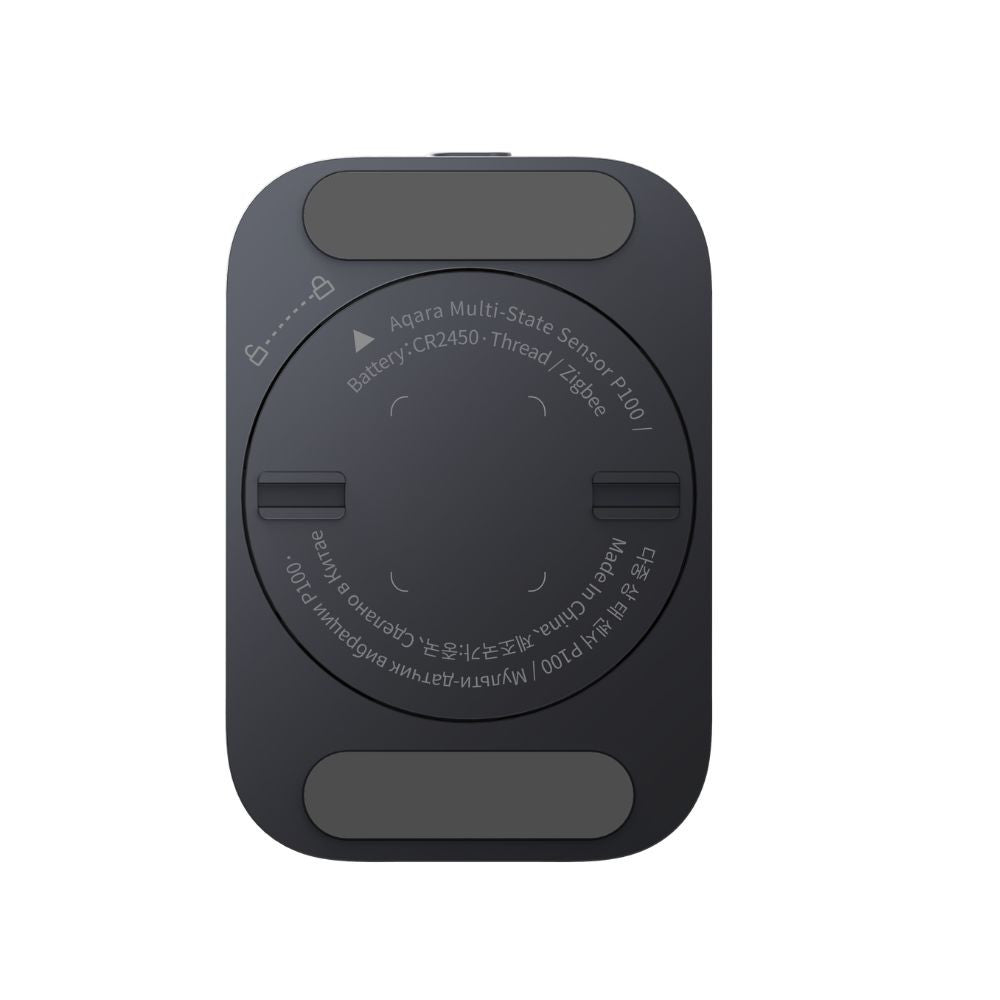 Aqara Multi-State Sensor P100  – Smart multi-sensor for door/window opening, vibration and tilt detection; Zigbee + Thread, gray (VB-S03D)