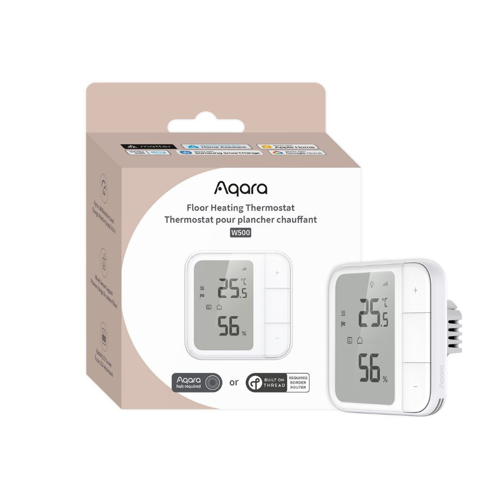 Aqara W500 Zigbee+Thread Floor Heating Thermostat (UT-A01D)