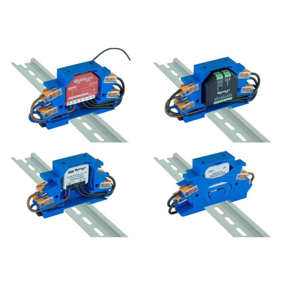 Flexi-Rail W universal DIN rail adapter, with Wago holder