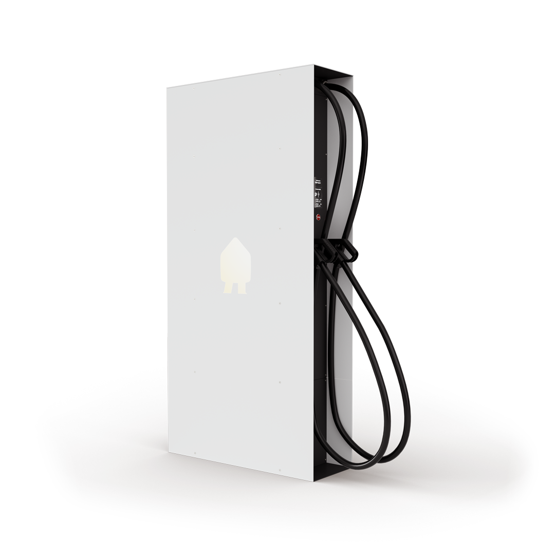 Smappee EV Ultra Dual White samostojeća DC punionica s dva CCS2 priključka, 2 × 120 kW