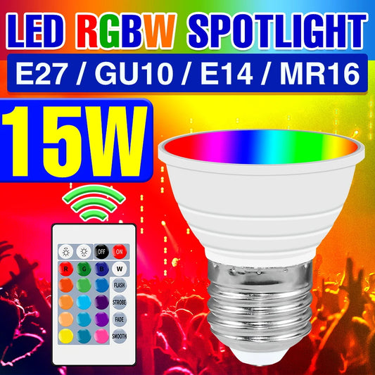 LED RGB-Lampe Tuya Glühbirne E27