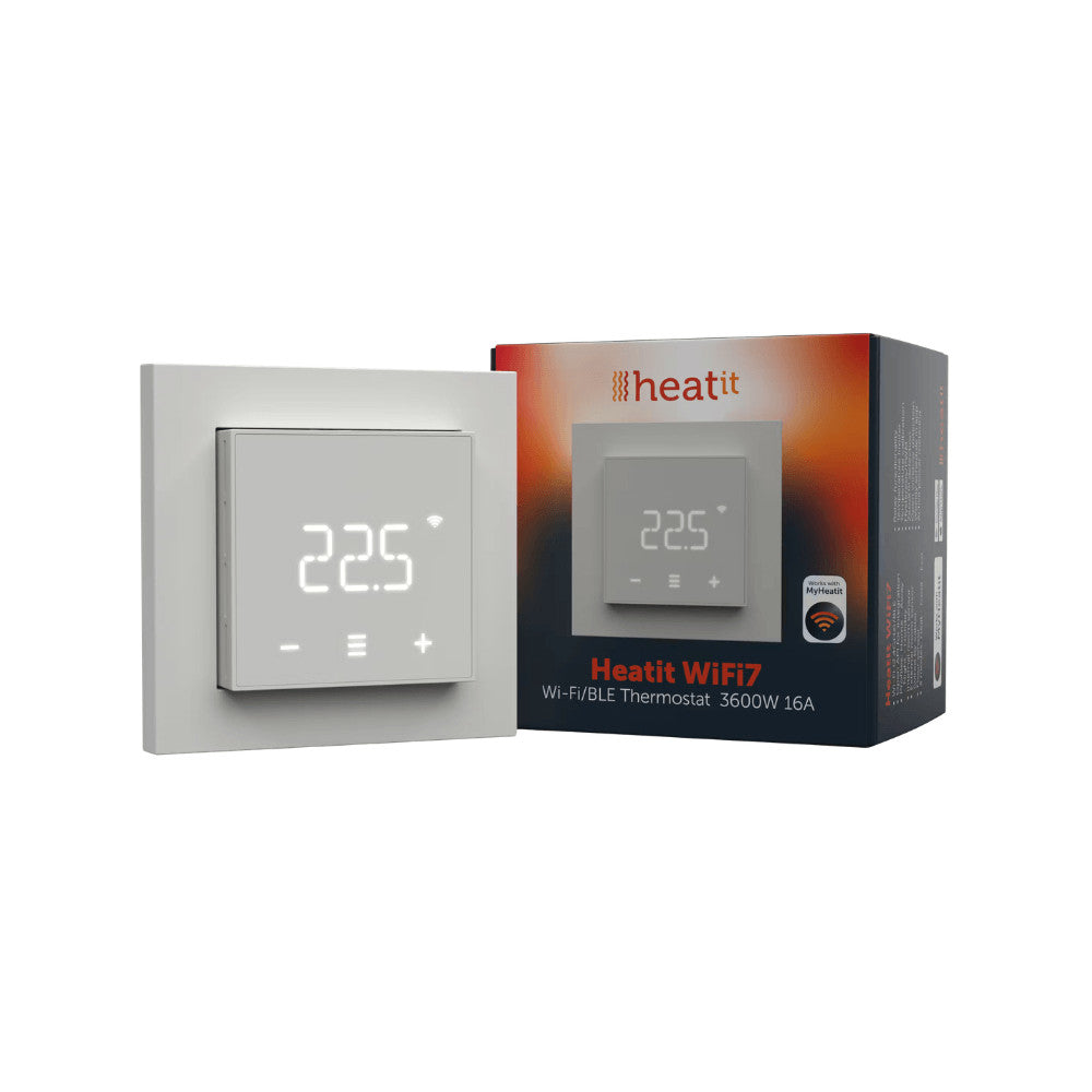 HeatIt WIFI7 – Thermostat, Wi-Fi, Bluetooth, white  (5430545)
