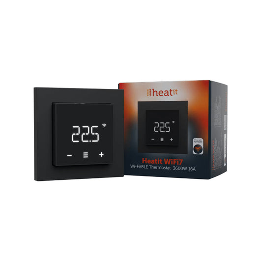 HeatIt WIFI7 – Thermostat, Wi-Fi, Bluetooth, black (5430546)