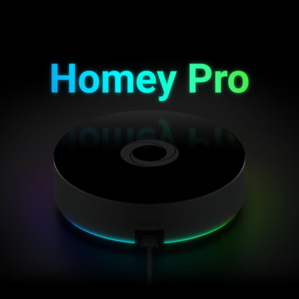 Homey Pro (2026) – professional local smart home hub, Wi-Fi, Zigbee, Z-Wave, Thread, Matter, RF433, IR