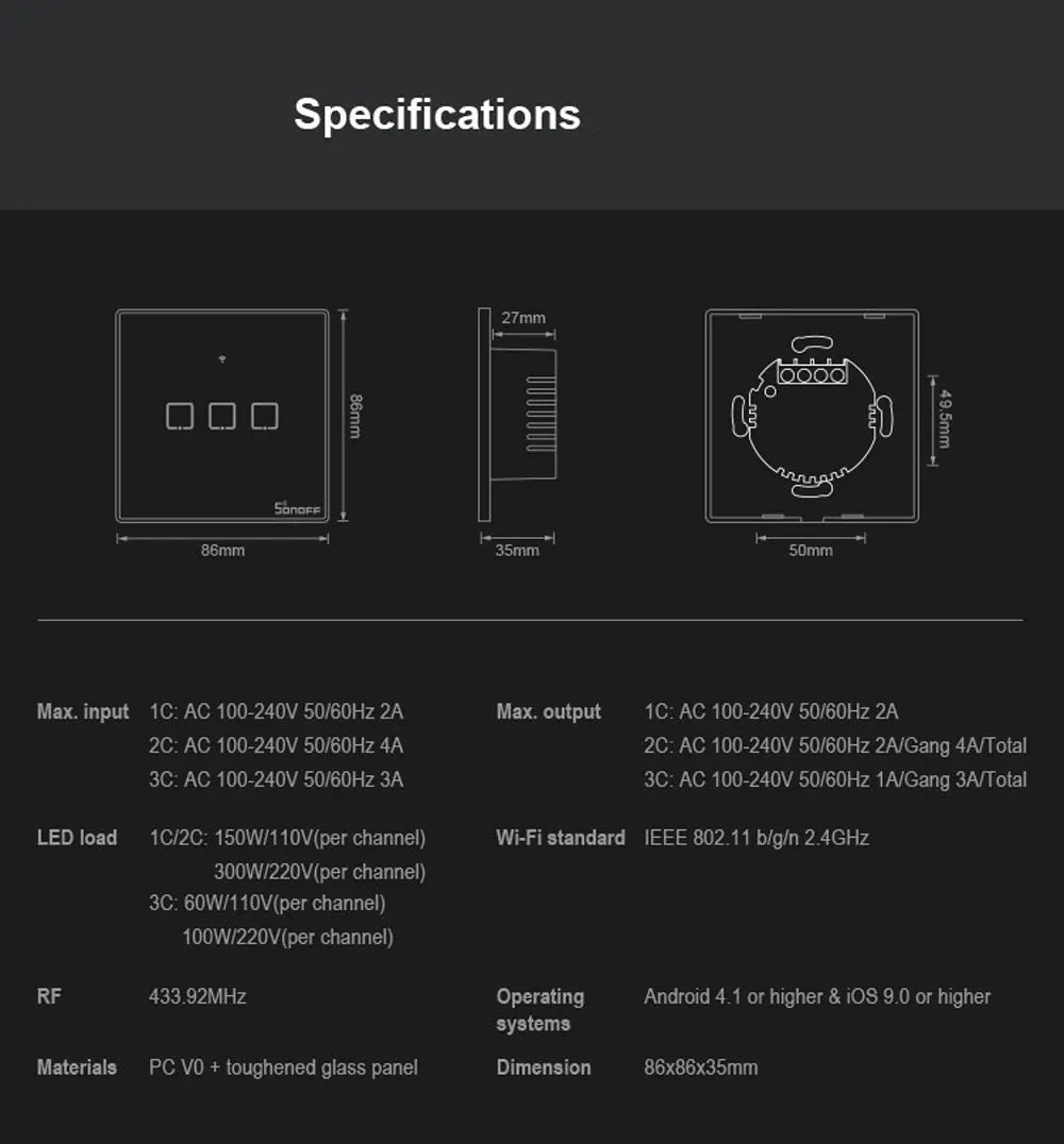 SONOFF WLAN-Smart-Schalter