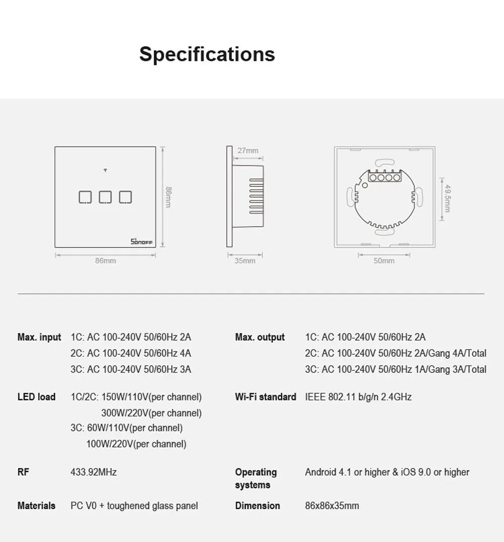 SONOFF RF WiFi Smart Switch