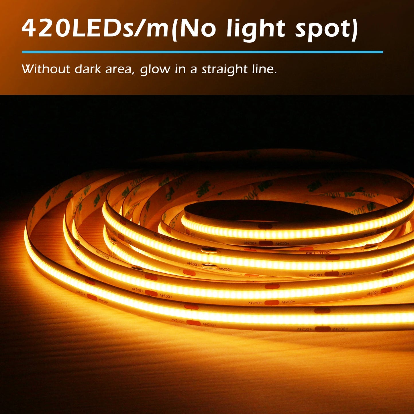Gledopto 5m COB LED Strip Lights
