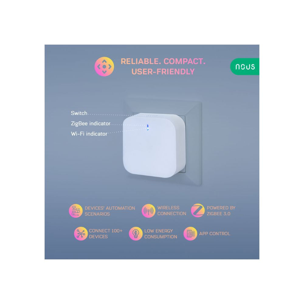 Nous E1 smart Tuya Zigbee gateway