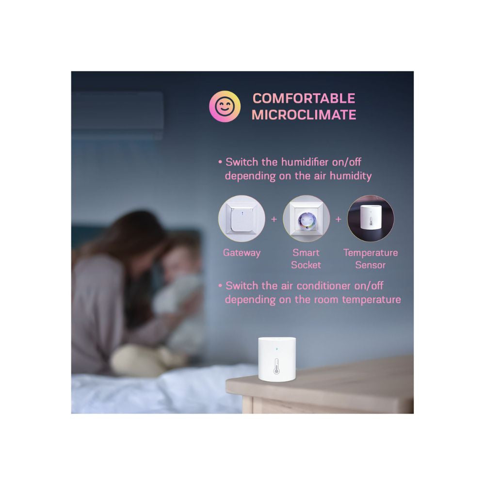 Nous E5 smart Tuya Zigbee wireless temperature and humidity sensor