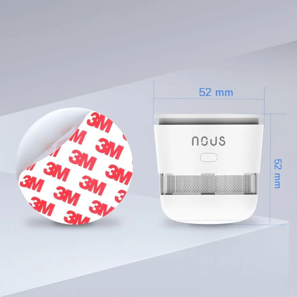Nous E8 Tuya Zigbee wireless smart smoke sensor